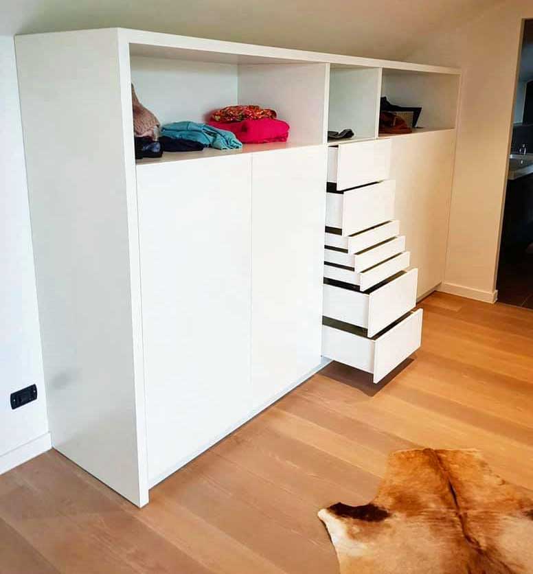 dressing onder schuinte