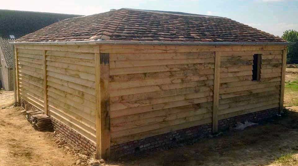 eiken bijgebouw