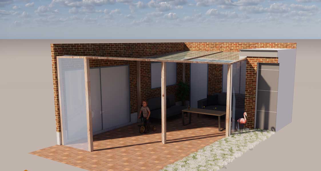 3d pergola